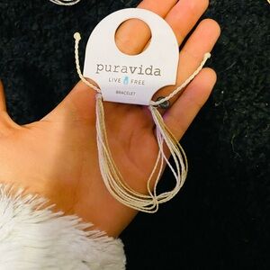 Pura Vida Cream Multi-Strand Bracelet